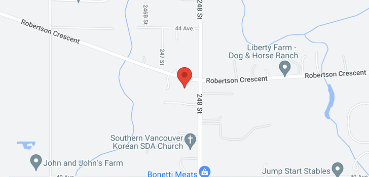 map of 24774 ROBERTSON CRESCENT